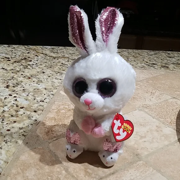 Lemon Drop The Beanie Boo Slippers The Bunny Ty Beanie Boo
